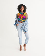Load image into Gallery viewer, Special Edition* Tie Dye Pride 2021 Women&#39;s Twist-Front Tank
