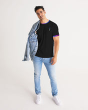 Load image into Gallery viewer, Blue&amp;Purple Rose Men&#39;s Tee
