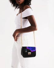 Load image into Gallery viewer, Blue&amp;Purple Rose Small Shoulder Bag
