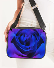 Load image into Gallery viewer, Blue&amp;Purple Rose Crossbody Bag
