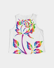 Load image into Gallery viewer, LIMITED EDITION* Pride Rose 2021 Women&#39;s Cropped Tank
