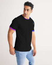 Load image into Gallery viewer, Blue&amp;Purple Rose Men&#39;s Tee

