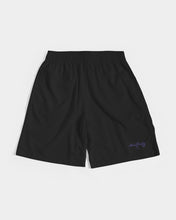 Load image into Gallery viewer, Blue&amp;Purple Rose Men&#39;s Jogger Shorts
