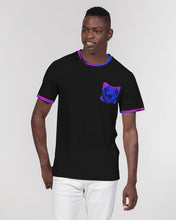 Load image into Gallery viewer, Blue&amp;Purple Rose Men&#39;s Everyday Pocket Tee
