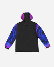 Load image into Gallery viewer, Blue&amp;Purple Rose Men&#39;s Windbreaker

