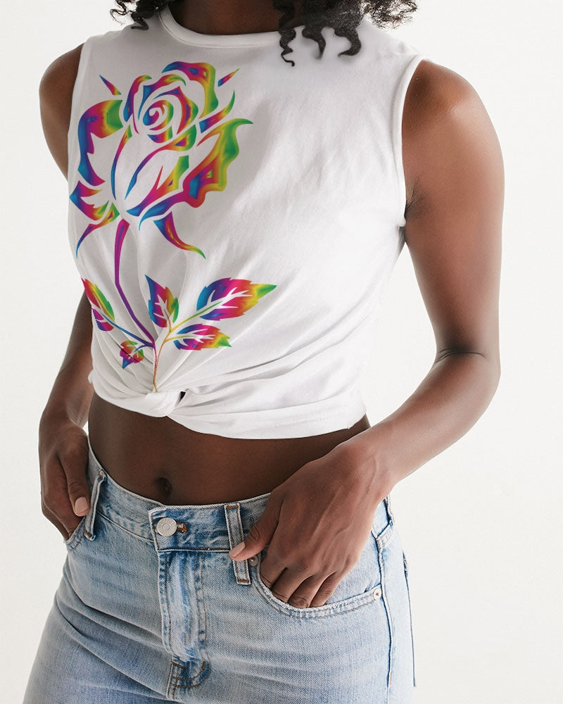 LIMITED EDITION* Pride Rose 2021 Women's Twist-Front Tank