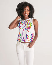 Load image into Gallery viewer, LIMITED EDITION* Pride Rose 2021 Women&#39;s Cropped Tank
