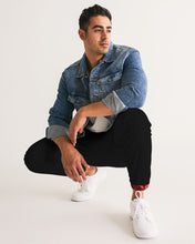 Load image into Gallery viewer, Fall Roses-Black Men&#39;s Track Pants
