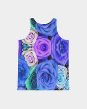 Load image into Gallery viewer, Bloomin&#39; Blues Men&#39;s Tank
