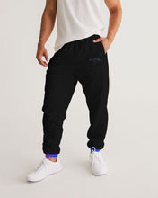 Load image into Gallery viewer, Blue&amp;Purple Rose Men&#39;s Track Pants

