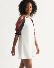 Load image into Gallery viewer, La Colora Women&#39;s Open Shoulder A-Line Dress
