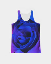 Load image into Gallery viewer, Blue&amp;Purple Rose Men&#39;s Tank
