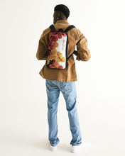 Load image into Gallery viewer, Fall Roses White Slim Tech Backpack
