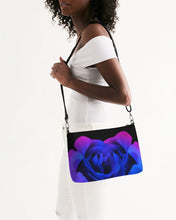 Load image into Gallery viewer, Blue&amp;Purple Rose Daily Zip Pouch
