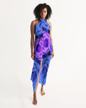 Load image into Gallery viewer, Bloomin&#39; Blue Swim Cover Up
