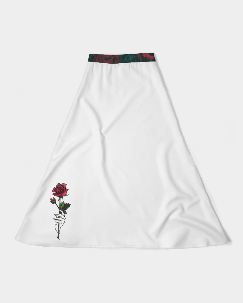 La Colora Women's A-Line Midi Skirt