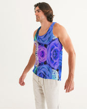Load image into Gallery viewer, Bloomin&#39; Blues Men&#39;s Tank
