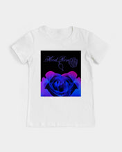 Load image into Gallery viewer, Blue&amp;Purple Rose Women&#39;s Graphic Tee
