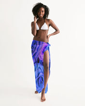 Load image into Gallery viewer, Bloomin&#39; Blue Swim Cover Up
