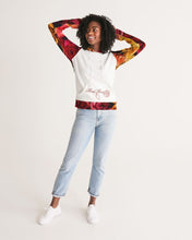 Load image into Gallery viewer, Fall Roses White Women&#39;s Hoodie

