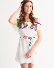 Load image into Gallery viewer, LIMITED EDITION* Pride Rose 2021 Women&#39;s Off-Shoulder Dress
