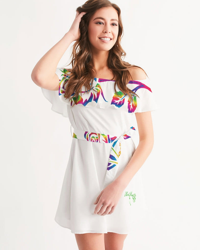 LIMITED EDITION* Pride Rose 2021 Women's Off-Shoulder Dress