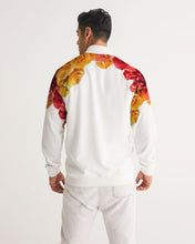 Load image into Gallery viewer, Fall Roses White Men&#39;s Track Jacket
