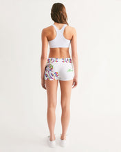 Load image into Gallery viewer, LIMITED EDITION* Pride Rose 2021 Women&#39;s Mid-Rise Yoga Shorts
