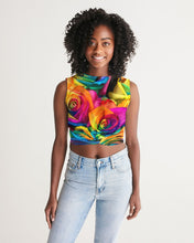 Load image into Gallery viewer, Special Edition* Tie Dye Pride 2021 Women&#39;s Twist-Front Tank
