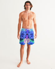 Load image into Gallery viewer, Blooming in Blue Men&#39;s Swim Trunk
