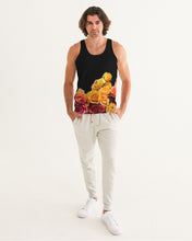 Load image into Gallery viewer, Fall Roses-Black Men&#39;s Tank
