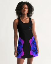 Load image into Gallery viewer, Blue&amp;Purple Rose Women&#39;s Racerback Dress

