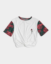Load image into Gallery viewer, La Colora Women&#39;s Twist-Front Cropped Tee
