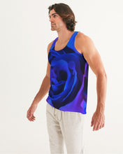 Load image into Gallery viewer, Blue&amp;Purple Rose Men&#39;s Tank
