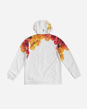 Load image into Gallery viewer, Fall Roses White Men&#39;s Windbreaker
