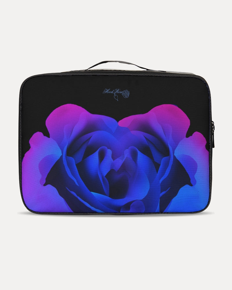 Blue and Purple Rose Jetsetter Travel Case