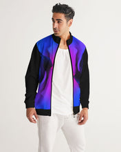 Load image into Gallery viewer, Blue&amp;Purple Rose Men&#39;s Track Jacket
