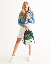 Load image into Gallery viewer, Rainbow-Roses Small Canvas Backpack

