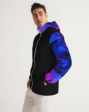 Load image into Gallery viewer, Blue&amp;Purple Rose Men&#39;s Windbreaker

