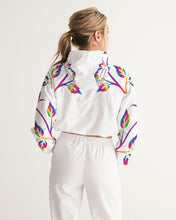 Load image into Gallery viewer, LIMITED EDITION* Pride Rose 2021 Women&#39;s Cropped Windbreaker
