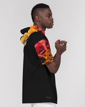 Load image into Gallery viewer, Fall Roses-Black Men&#39;s Premium Heavyweight Short Sleeve Hoodie

