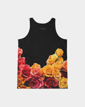 Load image into Gallery viewer, Fall Roses-Black Men&#39;s Tank
