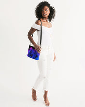 Load image into Gallery viewer, Blue&amp;Purple Rose Daily Zip Pouch
