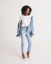 Load image into Gallery viewer, LIMITED EDITION* Pride Rose 2021 Women&#39;s Lounge Cropped Tee

