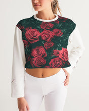 Load image into Gallery viewer, La Colora Women&#39;s Cropped Sweatshirt
