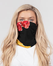 Load image into Gallery viewer, Fall Roses-Black Neck Gaiter Set
