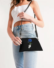 Load image into Gallery viewer, Blue&amp;Purple Rose Wristlet

