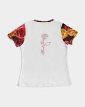 Load image into Gallery viewer, Fall Roses White Women&#39;s Tee
