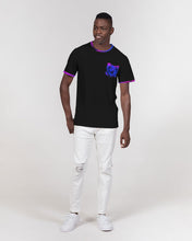 Load image into Gallery viewer, Blue&amp;Purple Rose Men&#39;s Everyday Pocket Tee

