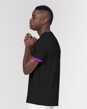 Load image into Gallery viewer, Blue&amp;Purple Rose Men&#39;s Everyday Pocket Tee

